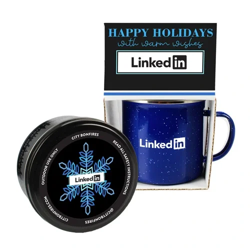 Speckled Camping Mug Gift Set 16 oz — view 3