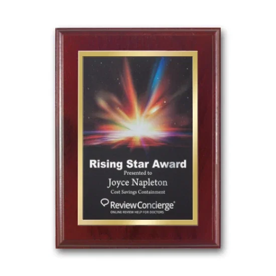 SpectraPrint™ Plaque (Mahogany Gold) — view 2