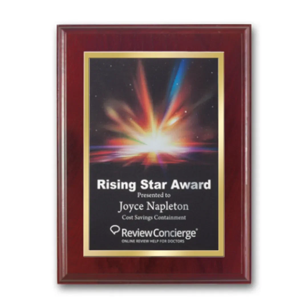 SpectraPrint™ Plaque (Mahogany Gold) — view 3