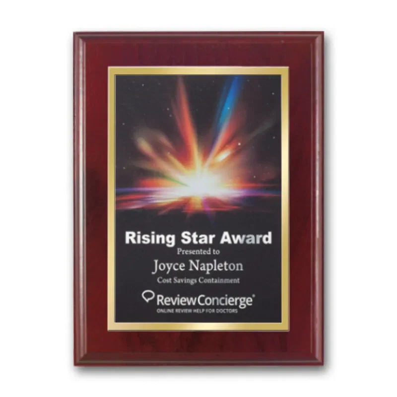 SpectraPrint™ Plaque (Mahogany Gold) — view 3