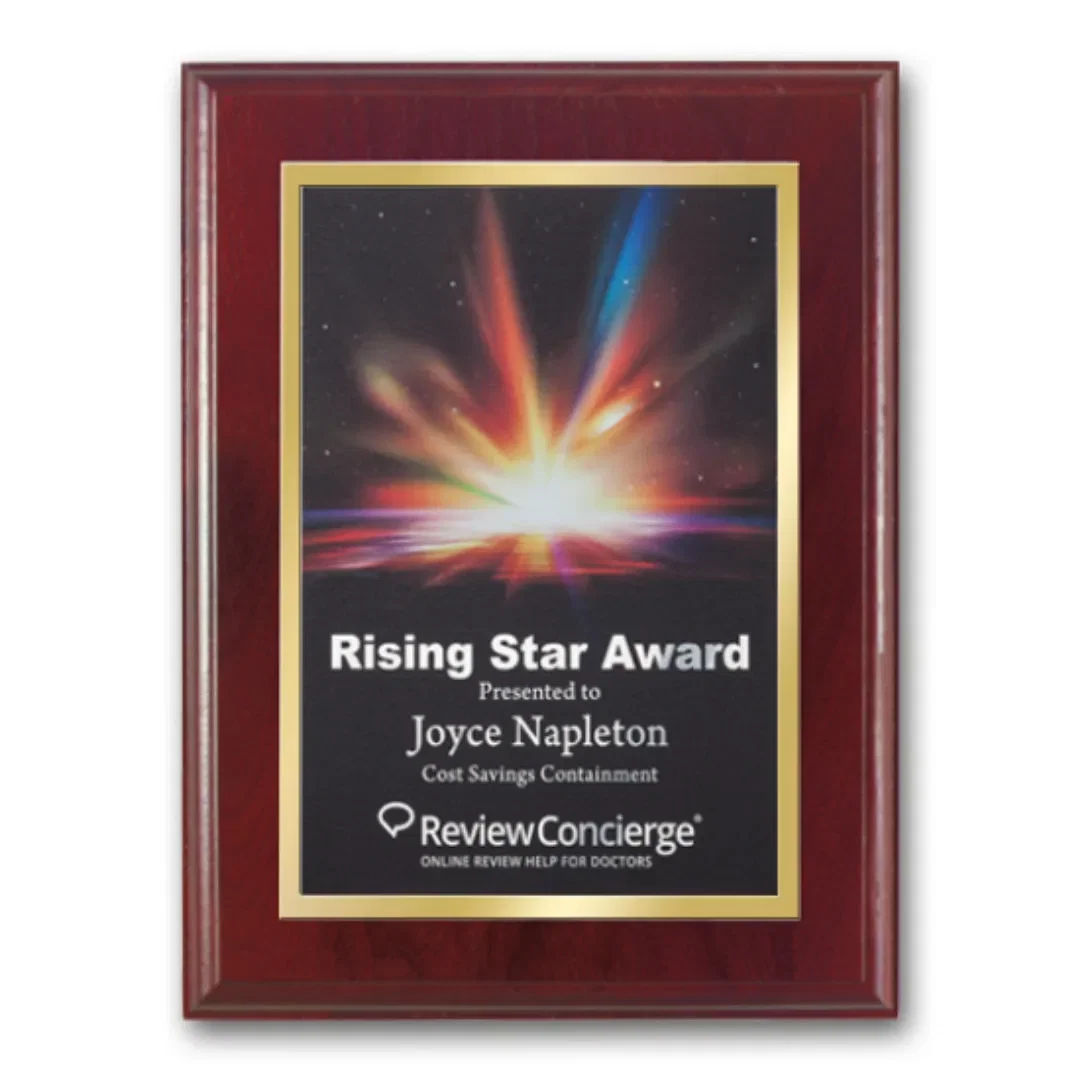 SpectraPrint™ Plaque (Mahogany Gold) — view 4