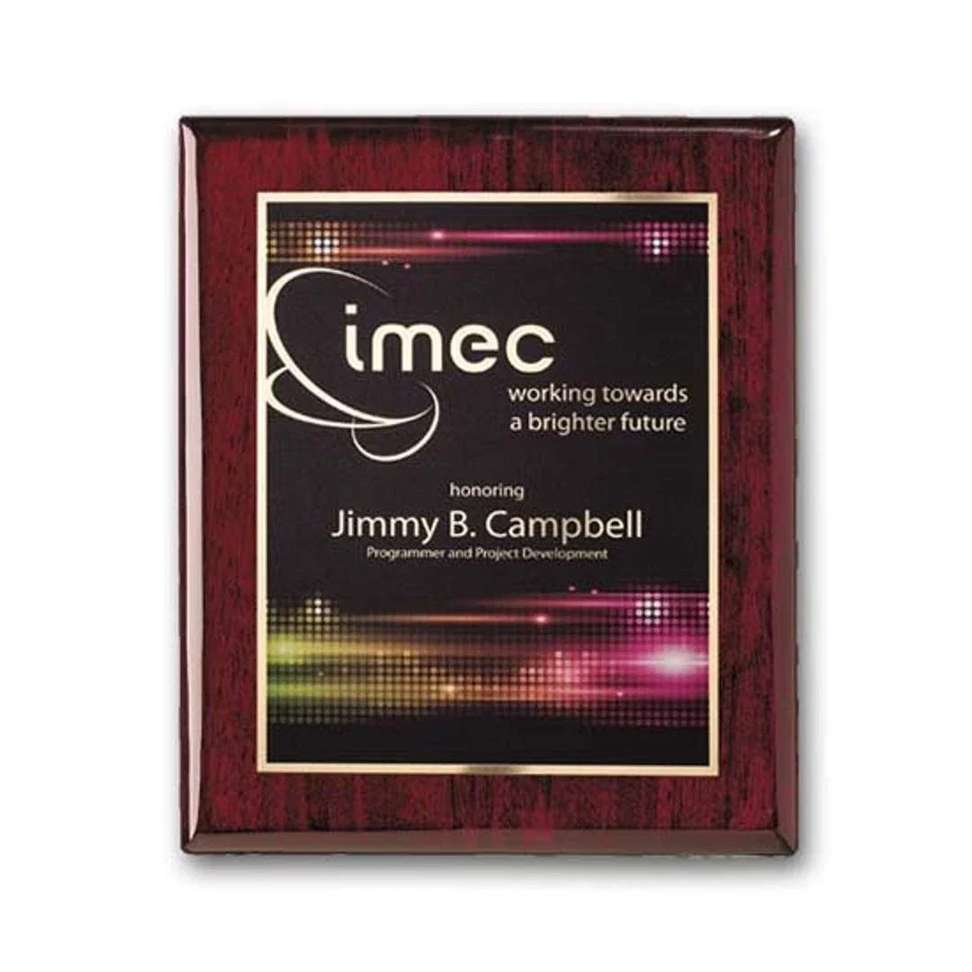 SpectraPrint™ Plaque (Rosewood Gold) — view 5
