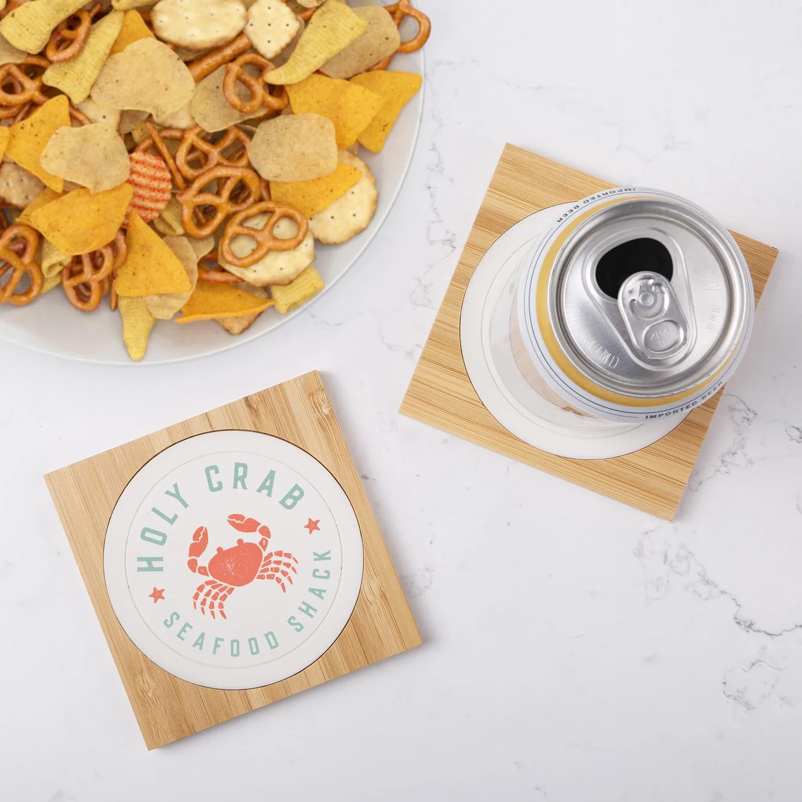 Spectrum Bamboo Coaster (Single) — view 3