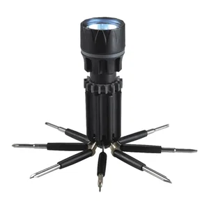 Spidey 8-in-1 Screwdriver Flashlight, 15 Lumen LED