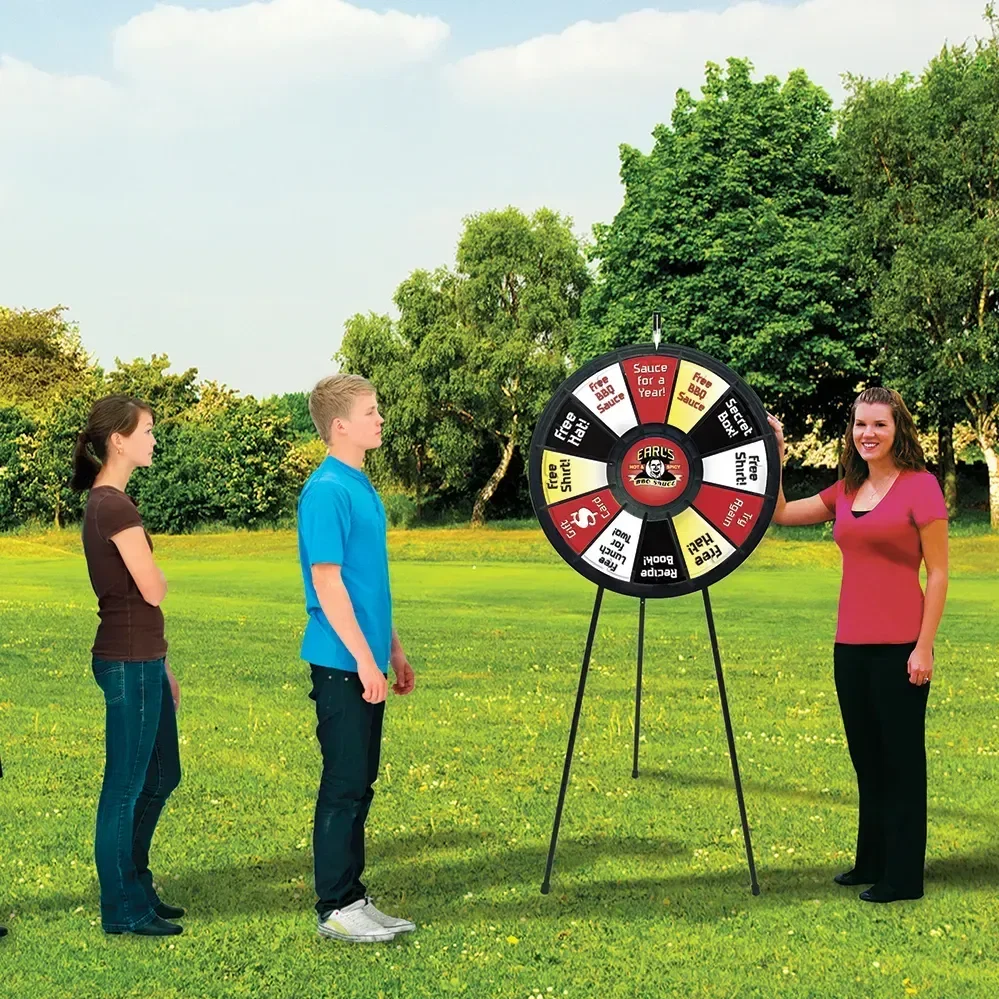 Spin 'N Win Prize Wheel Kit in use
