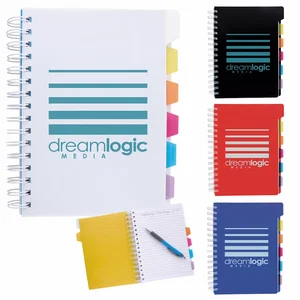 Custom Spiral Notebook with Tabs