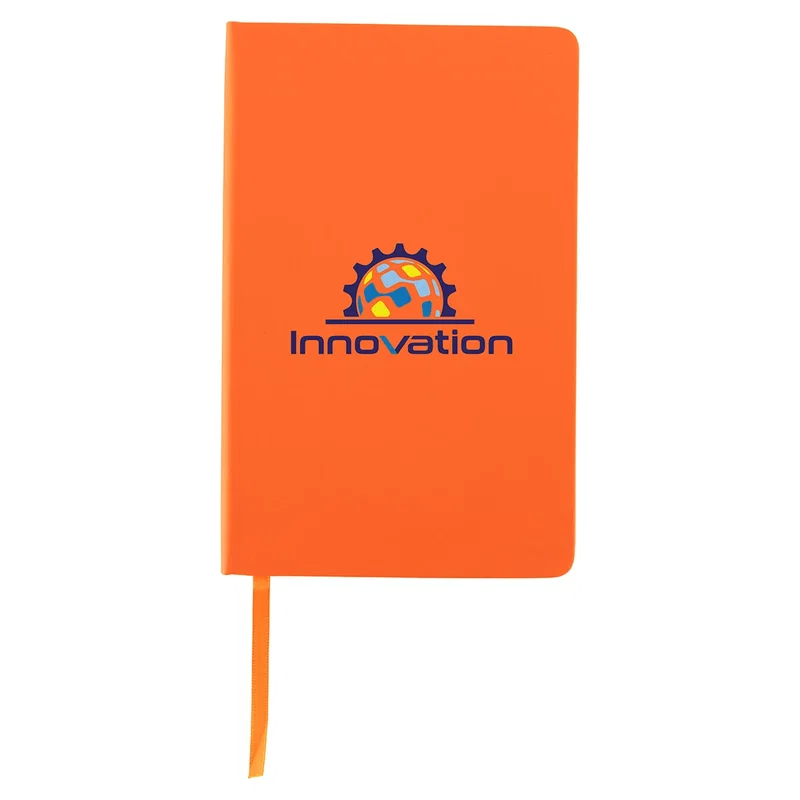 Close-up of the custom Splash Hardcover Journal's ribbon bookmark