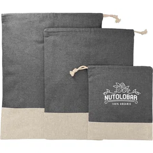 Recycled Cotton Travel Pouch Set (3 Piece)