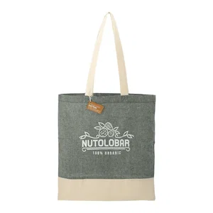 Split Recycled 5oz Cotton Twill Convention Tote