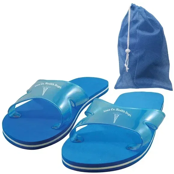 Custom Printed Sport Flip Flops — view 3