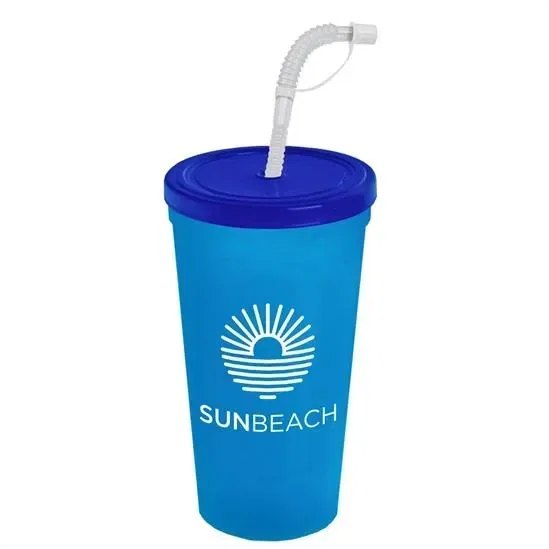 Sport Sipper Cup with Straw Lid  (24 oz.)