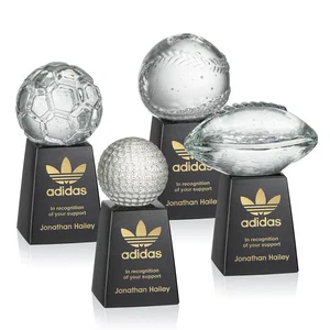 Starfire Crystal Sports Ball Award in Your Choice of Sport