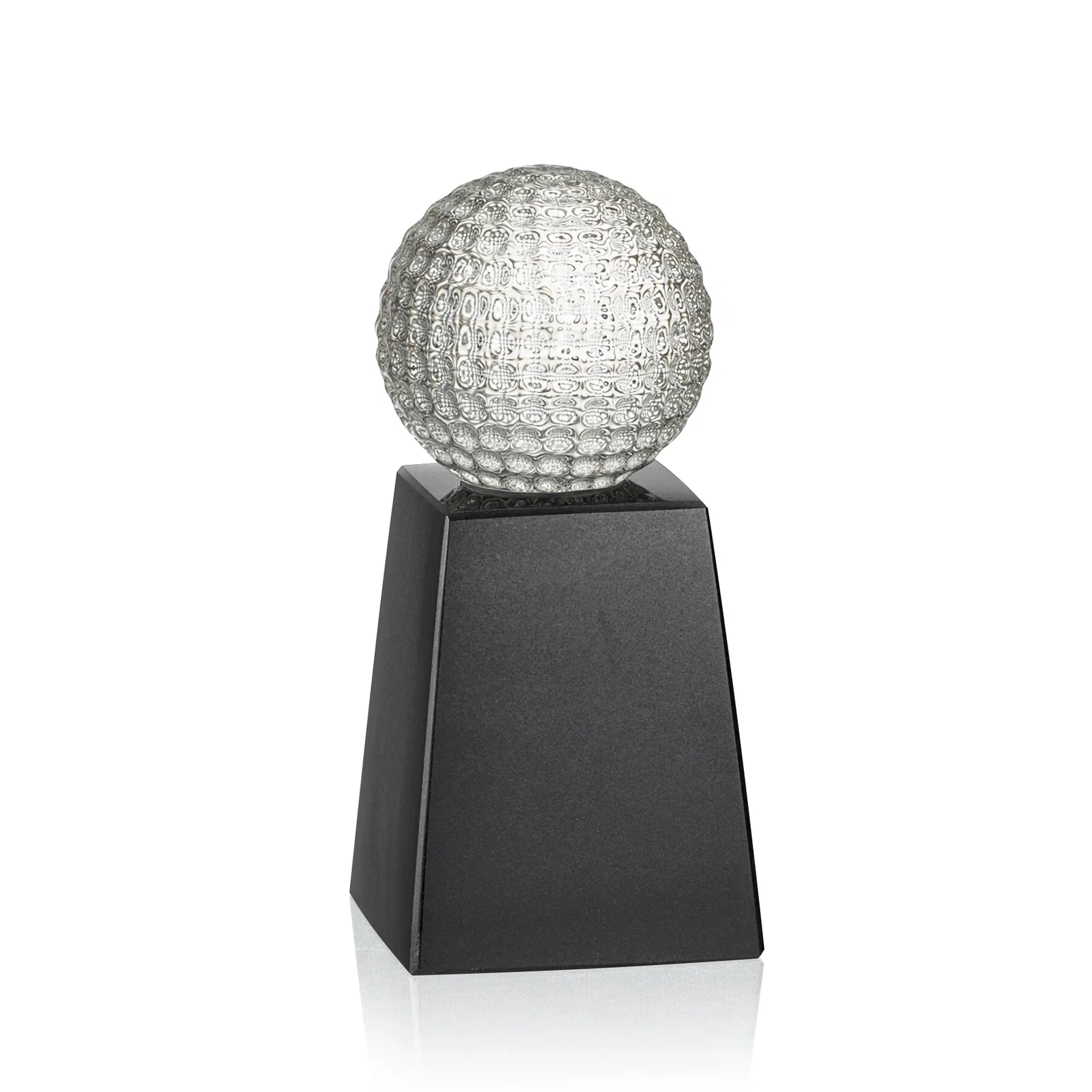 Custom Starfire Crystal Sports Ball Award in Your Choice of Sport, desk awards for safety achievement programs