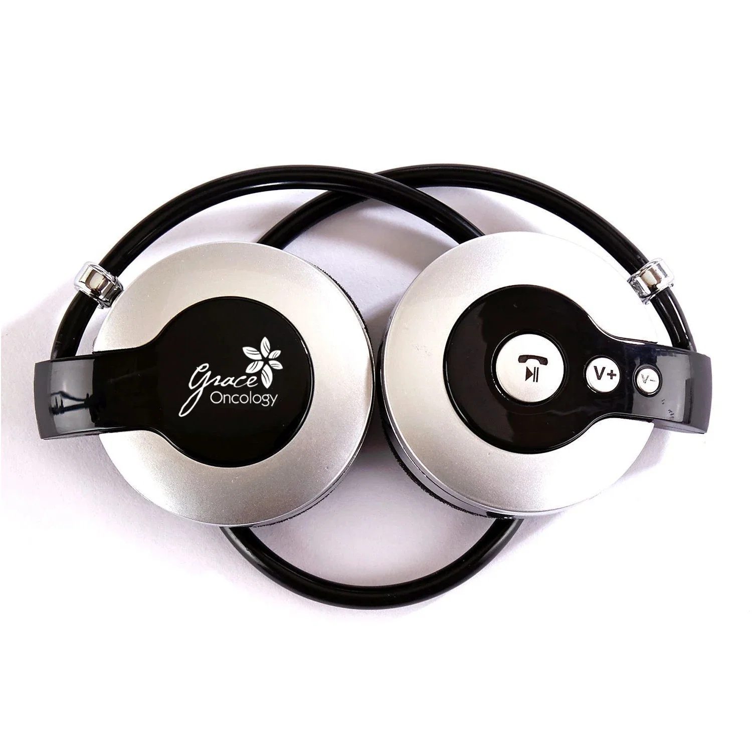 Sports Neckband Bluetooth (R) Headset — Silver — view 2