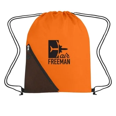 Back of the bag viewed flat