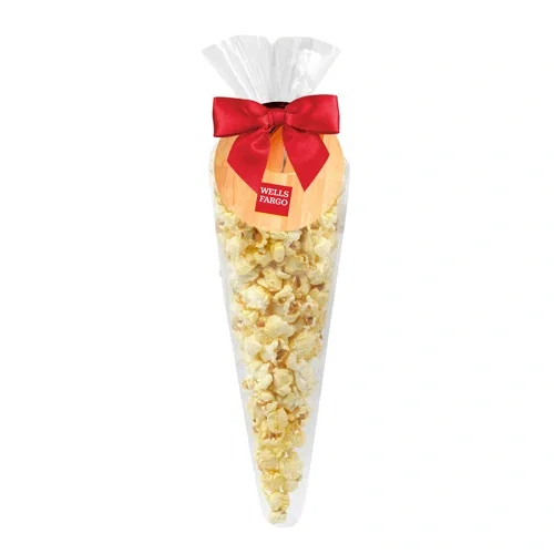 Sporty Basketball Popcorn Cone Bags — view 1