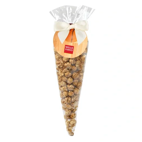 Sporty Basketball Popcorn Cone Bags — view 2