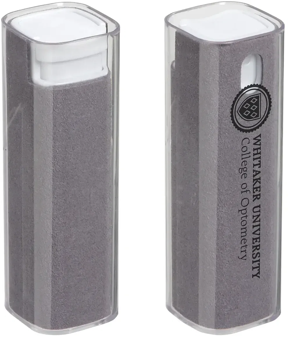Spray & Swipe Antimicrobial Screen Cleaner, custom branded device cleaner with cloth, front view