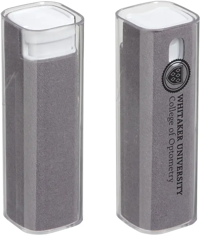 Spray & Swipe Antimicrobial Screen Cleaner, custom branded device cleaner with cloth, front view