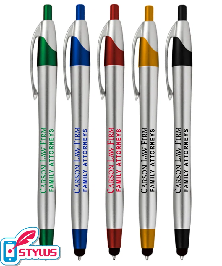 Spring Colored Elegant Stylus Clicker Pen