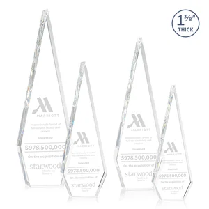 Optical Crystal Elongated Diamond Award