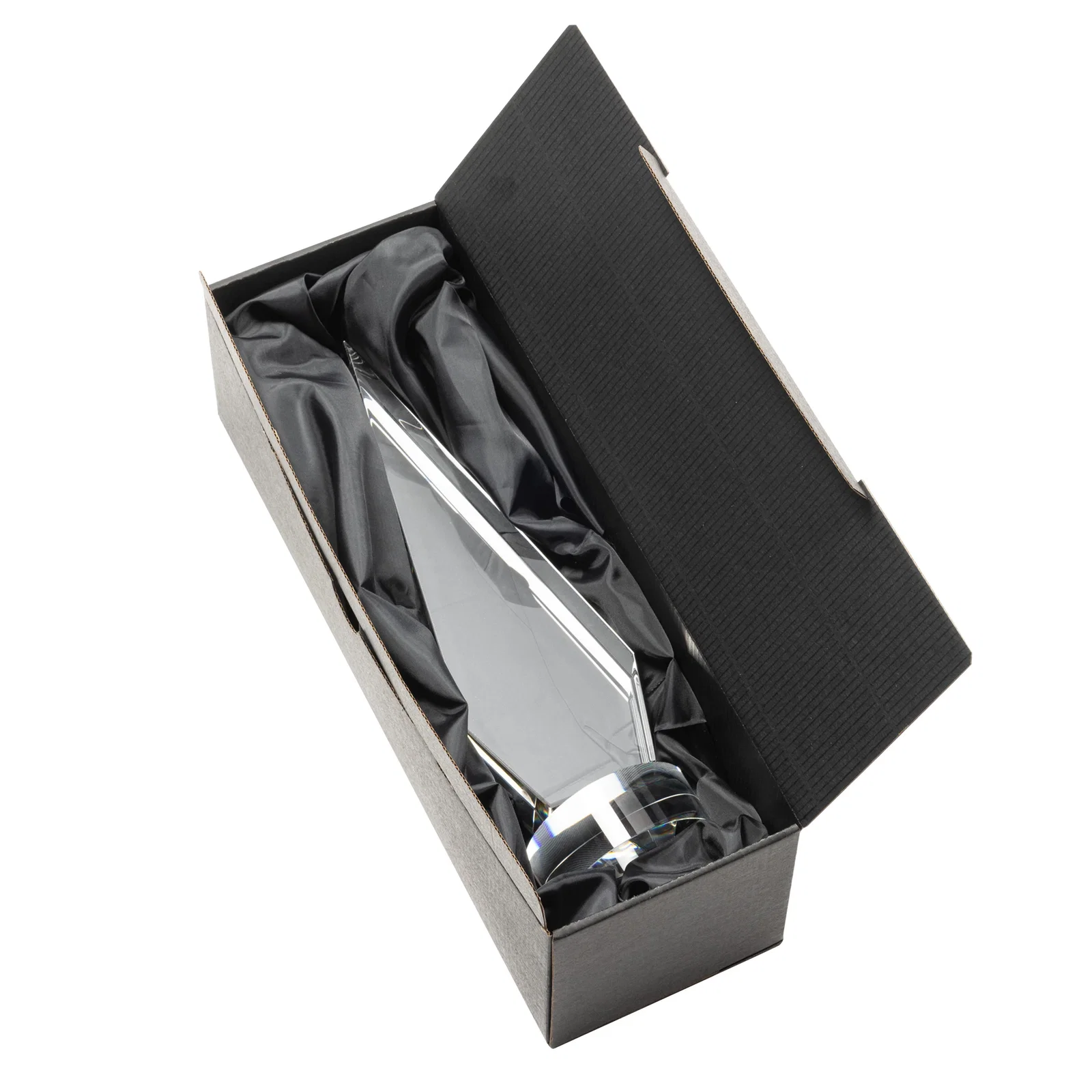 Custom Optical Crystal Diamond Award with Second Etch Position for team milestone celebrations
