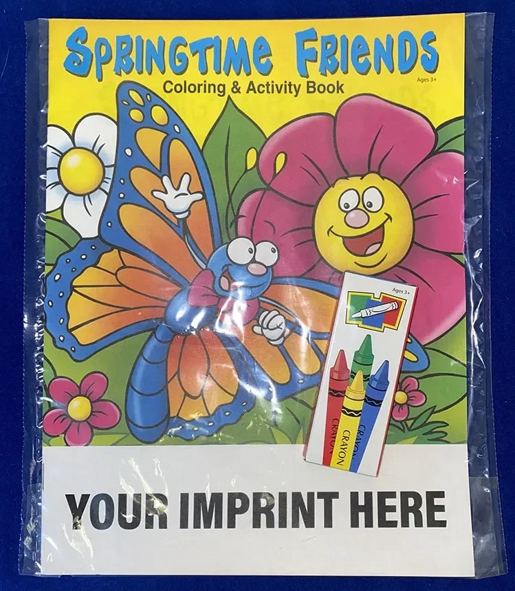 Springtime Friends Coloring Book — view 3