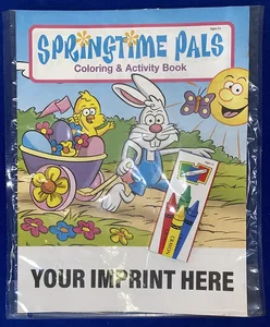 Springtime Pals Coloring Book