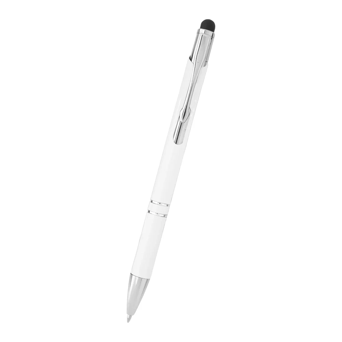White option of the writing instrument shown lengthwise