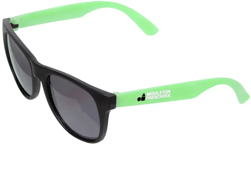 Custom Kid's Sunglasses with 2-Color Logo — view 6