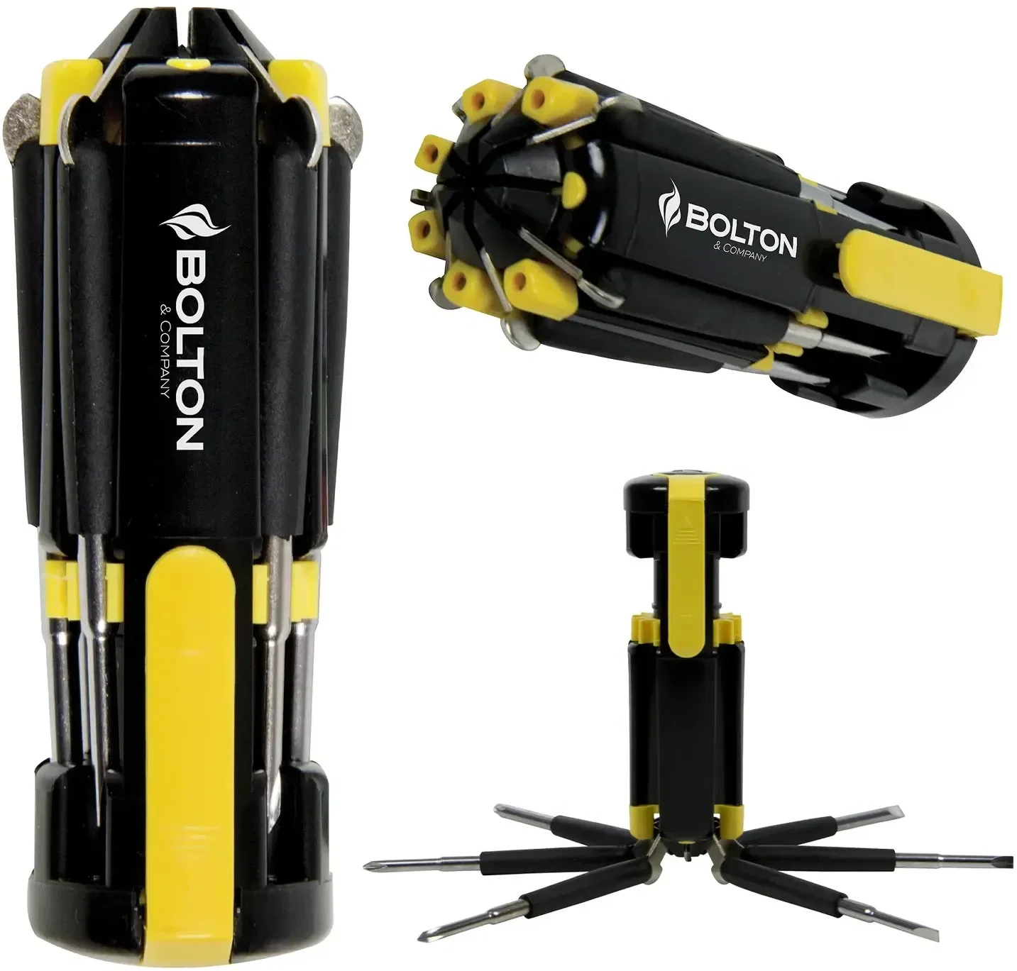 Custom LED Multi-Tool: Spyder 8-in-1 with Magnetic Heads and Heavy Duty Handle — view 2