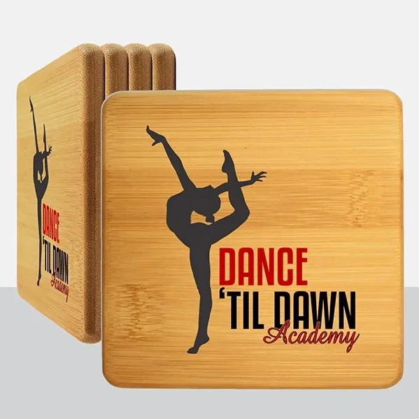 Square Bamboo Coaster — view 3