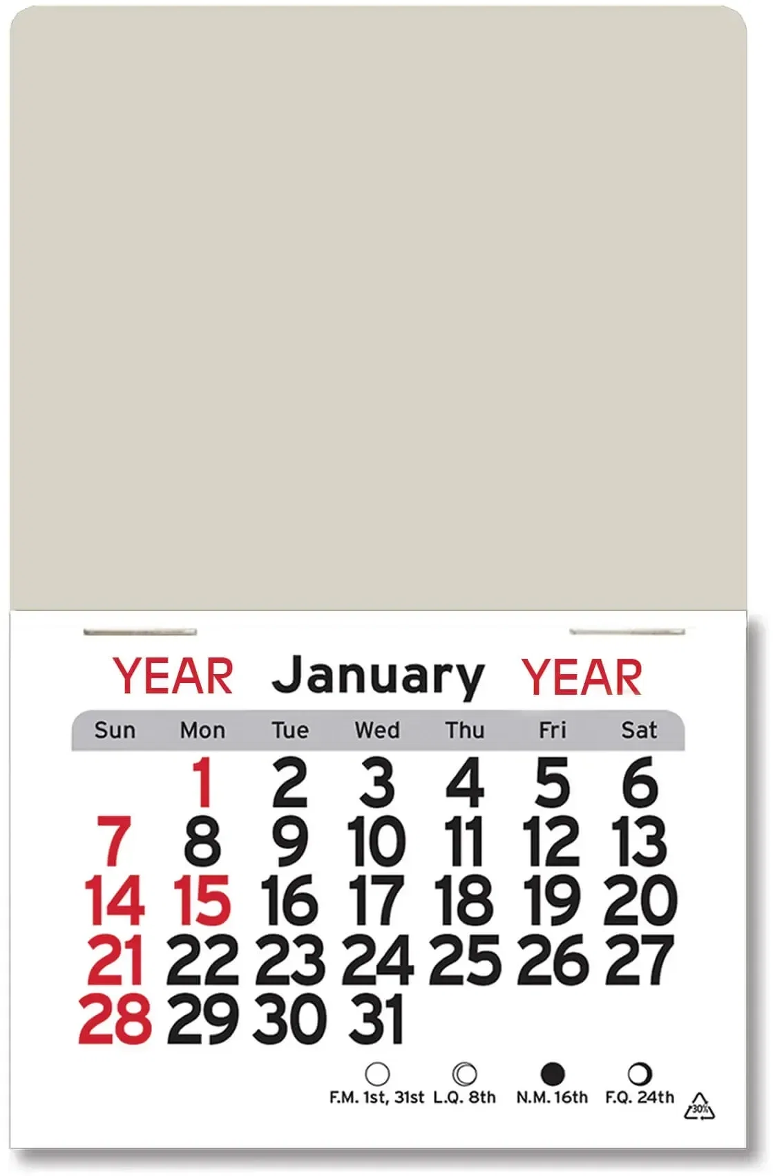 Peel-N-Stick® Billboard Calendar (Square) — view 2