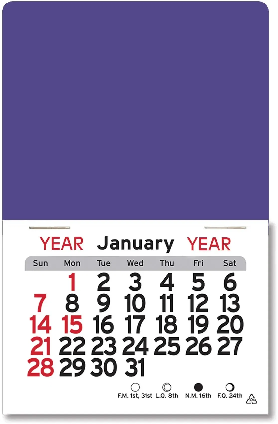Peel-N-Stick® Billboard Calendar (Square) — view 3
