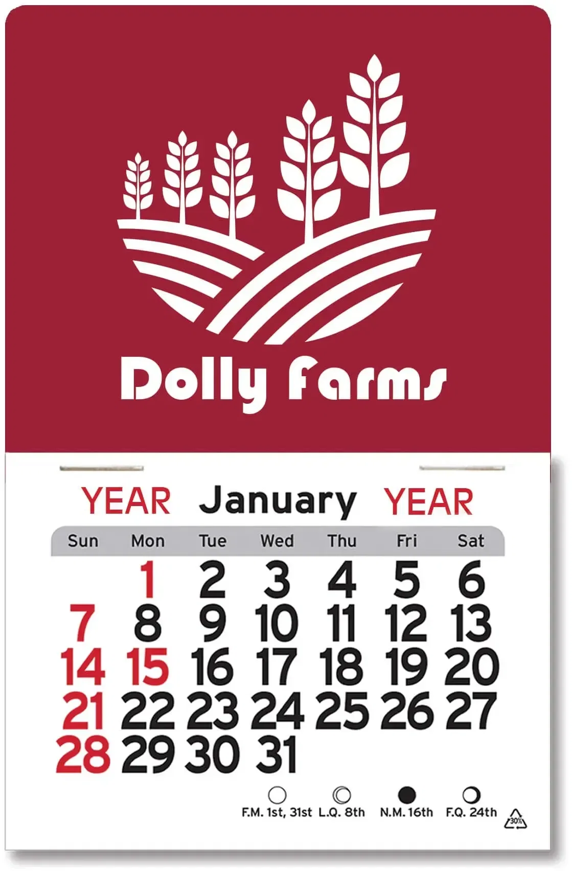 Peel-N-Stick® Billboard Calendar (Square) — view 4