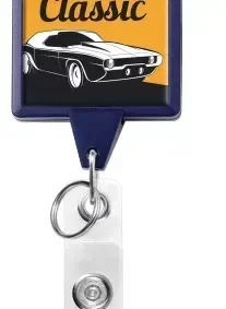 Slimlogo Dual Back Badge Reel (Square) — view 3