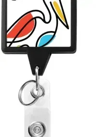 Slimlogo Dual Back Badge Reel (Square) — view 4
