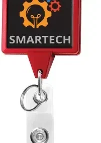 Slimlogo Dual Back Badge Reel (Square)