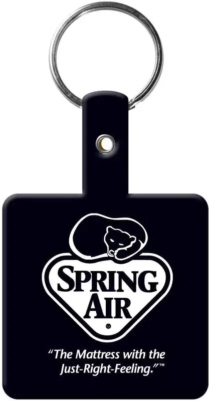 Personalized Square Flex Key Tag — view 10