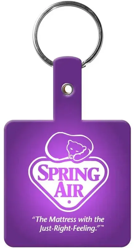 Personalized Square Flex Key Tag — view 11