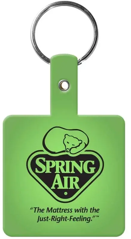 Personalized Square Flex Key Tag — view 12