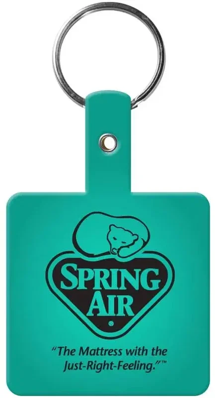 Personalized Square Flex Key Tag — view 18