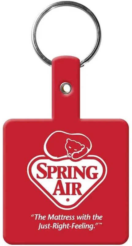 Personalized Square Flex Key Tag — view 5