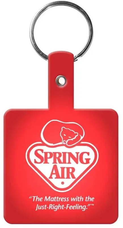 Personalized Square Flex Key Tag — view 9