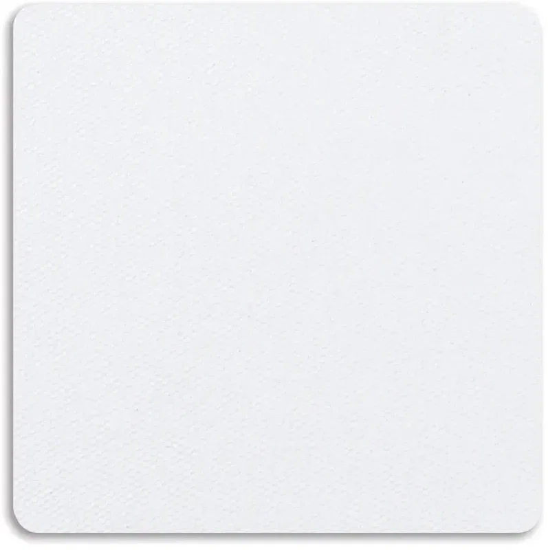 Square Jar Opener. Square natural rubber jar opener with large logo imprint area, view 2