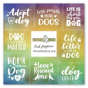 Square Magnet with 8 Message Magnets, 5.75" x 5.75", Full-Color Imprint