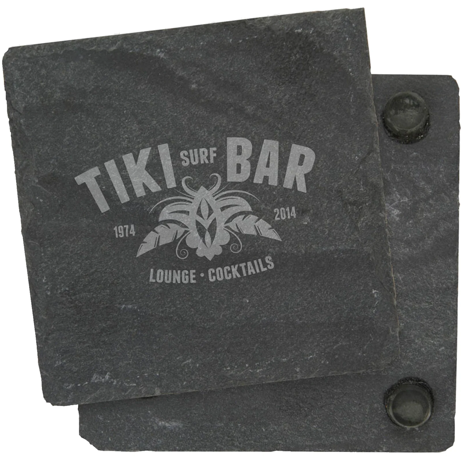 Square Slate Coaster (single) — view 2