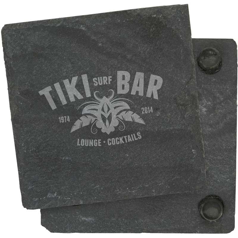 Square Slate Coaster (single) — view 3