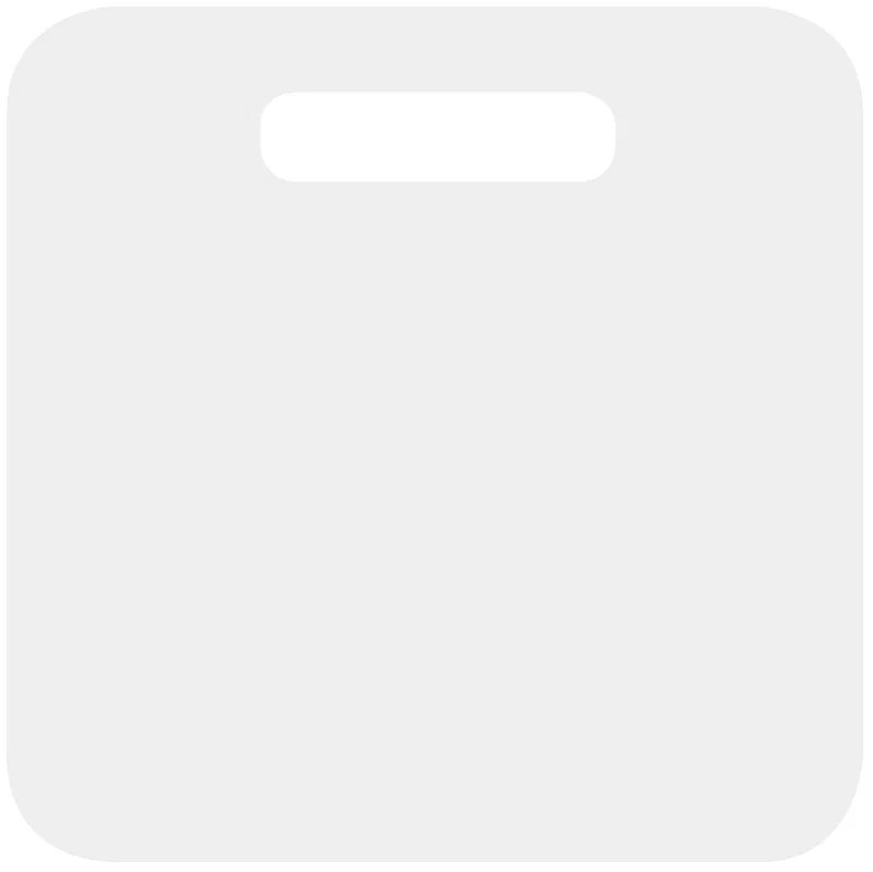 12" Square Weatherproof Cushion 3/8" — view 2