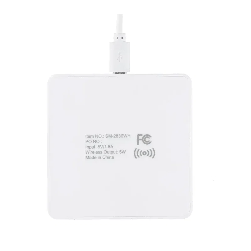 Custom Square Wireless Charging Pad — view 2